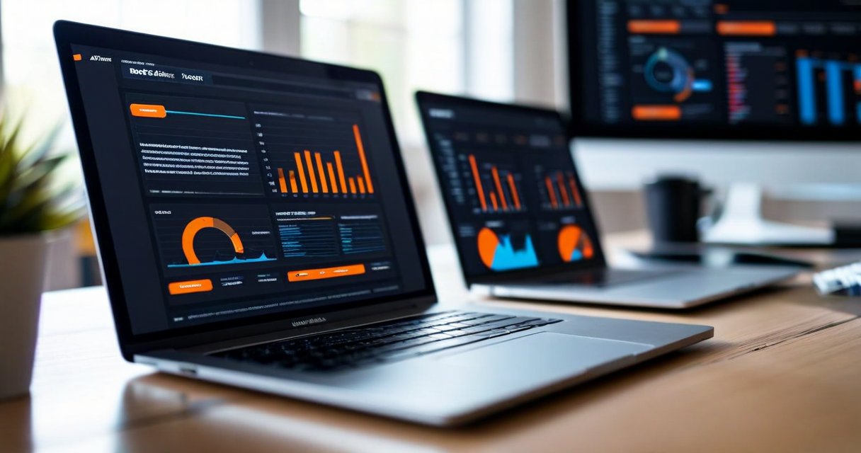 website hero section showing three CTA variant mockups with conversion metrics