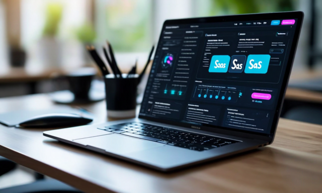 B2B SaaS landing page wireframe